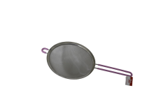Balsa Silikon Saplı Paslanmaz Çelik Süzgeç 22Cm