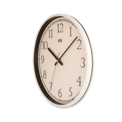 T.Concept Slim Beyaz Minimalist Duvar Saati 30 cm