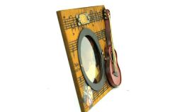 Mnk Dekoratif Gitar Dekorlu Metal Fotoğraf Çerçevesi