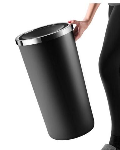 Pnova Lenox Çöp Kovası Siyah 35lt M-E76-06