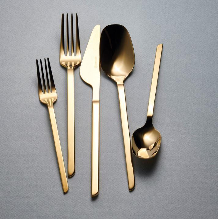 Korkmaz Flata 30 Parça Gold Çatal Kaşık Bıçak Seti A2206-1